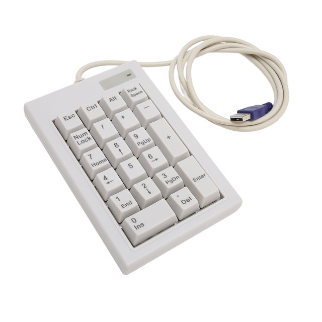 Pavé Mécanique, Pavé Numérique USB Filaire Premium ABS Robuste pour Bureau
