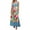 Blue, variant on Musuos Women’s Summer Bohemian Style Long Dress Sleeveless Square Neck A-line Flowy Beach Dress