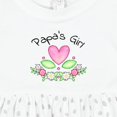 thumbnail image 4 of Inktastic Papa's Girl Heart Flowers Girls Baby Dress, 4 of 5