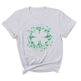 thumbnail image 2 of Meichang Hauts Verts pour Femmes T-Shirts de la Saint-Patrick Trèfle à Quatre Feuilles T-Shirts Graphiques Chanceux Manches Courtes Col Rond Décontracté Cadeaux de la Saint-Patrick pour Femmes, 2 of 7
