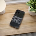 thumbnail image 5 of DistinctInk Clear Case for Apple iPhone 15 Pro MAX (6.7" Screen) - Exercise Helps You Live Longer Feel Like Dying, 5 of 9
