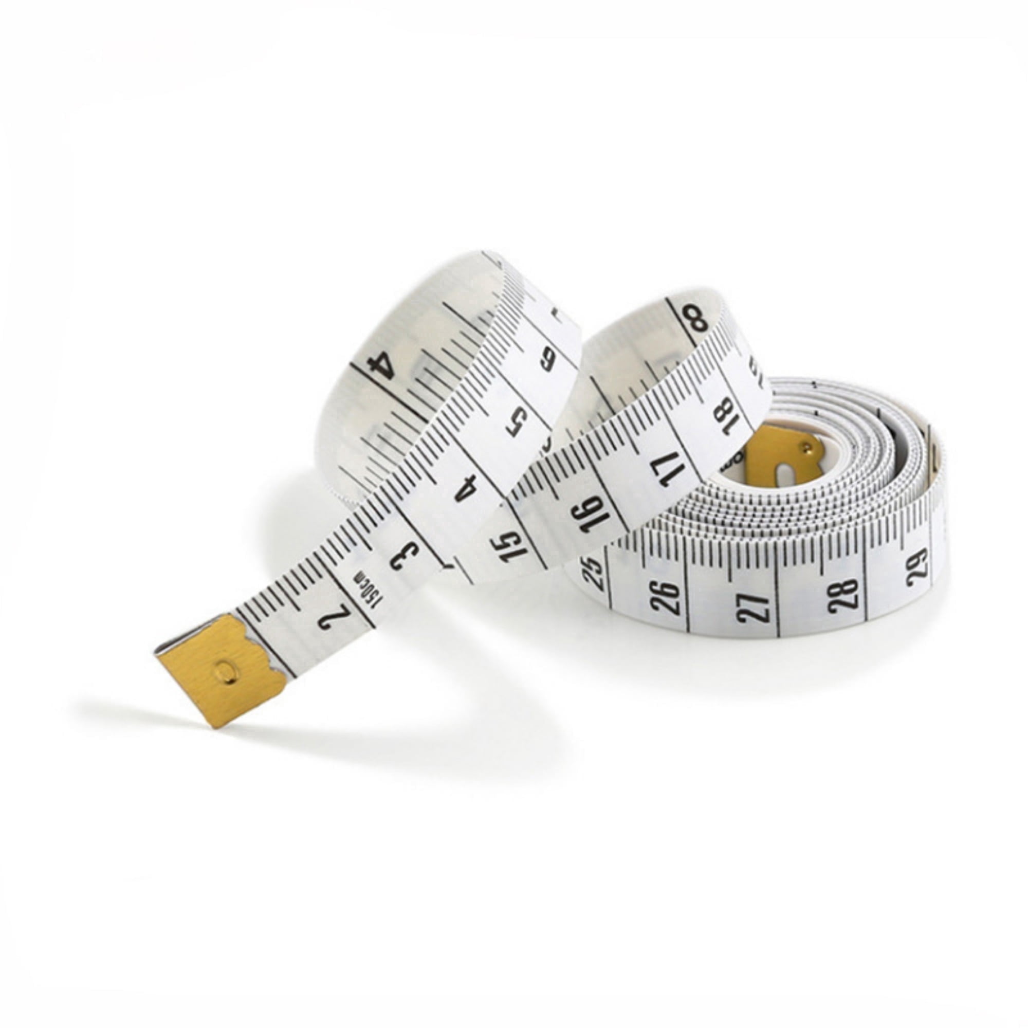 HOHAHO 1 pack Soft Flexible Tape Measure, Vinyl Fiber Glass ,Double Scale, 60inch/150cm,for Sewing Tailor Weight Loss Medical Body Measurement