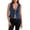 Navy Blue, variant on Musuos Women's Double Front Tie Closure Tank Tops Sleeveless Summer V-Neck Solid Color Casual Vest