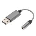 thumbnail image 2 of Adaptador USB 2 en 1, amplia compatibilidad, chip inteligente, compacto, duradero, fácil de usar, cable USB a auxiliar para el hogar y la oficina, 2 of 15