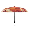 thumbnail image 2 of Compact Sun Umbrella Windproof Travel Umbrellas for Rain Strong Portable UV Protection Cartoon Foxes, 2 of 8