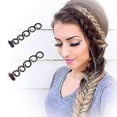 thumbnail image 3 of 2 Pcs Hair Styling Braid Tools Clip Stick Twist Hair Braiding Hairdressing Kits A, 3 of 4