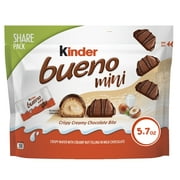 Kinder Bueno Mini, Milk Chocolate and Hazelnut Cream, 5.7 Ounce