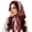 Red, variant on HNMKIU Heardband Elegant Summer Hair Turban Headband Silk Satin Square Scarf Lightweight Stylish Daily Wear Travel Accessory For Women Blue,One Size