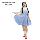 thumbnail image 4 of Disfraz Vestido de Dorothy Mago de Oz Adulto Dama Talla Standard, 4 of 6