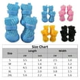thumbnail image 6 of 4 Pcs Dog Shoes Breathable Mesh Dog Boots for Summer Hot Pavement Anti-Slip Sole Paw Protector for Small Medium And Large Dogs, 6 of 8