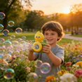 thumbnail image 4 of Yellow Duck Handheld Bubble Camera Machine Kit – Includes 2Pcs Bubble Solution Rechargeable With Lights & Leak-Proof Design(Yellow-14.5X7.5X15Cm), 4 of 8