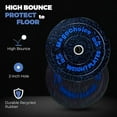 thumbnail image 5 of 1 Pcs 45LB Bumper Plates 2 inch Rubber Weight PlatesStrength Training Bench Press Squats Powerlifting Weight Training Home Gym, 5 of 7