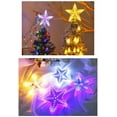 thumbnail image 5 of Christmas Tree Topper,Lighted Christmas Tree Topper Star KBG LED Light Modes Color Changing USB Powered with Versatile Remote Controller for Xmas Decorations, 5 of 6
