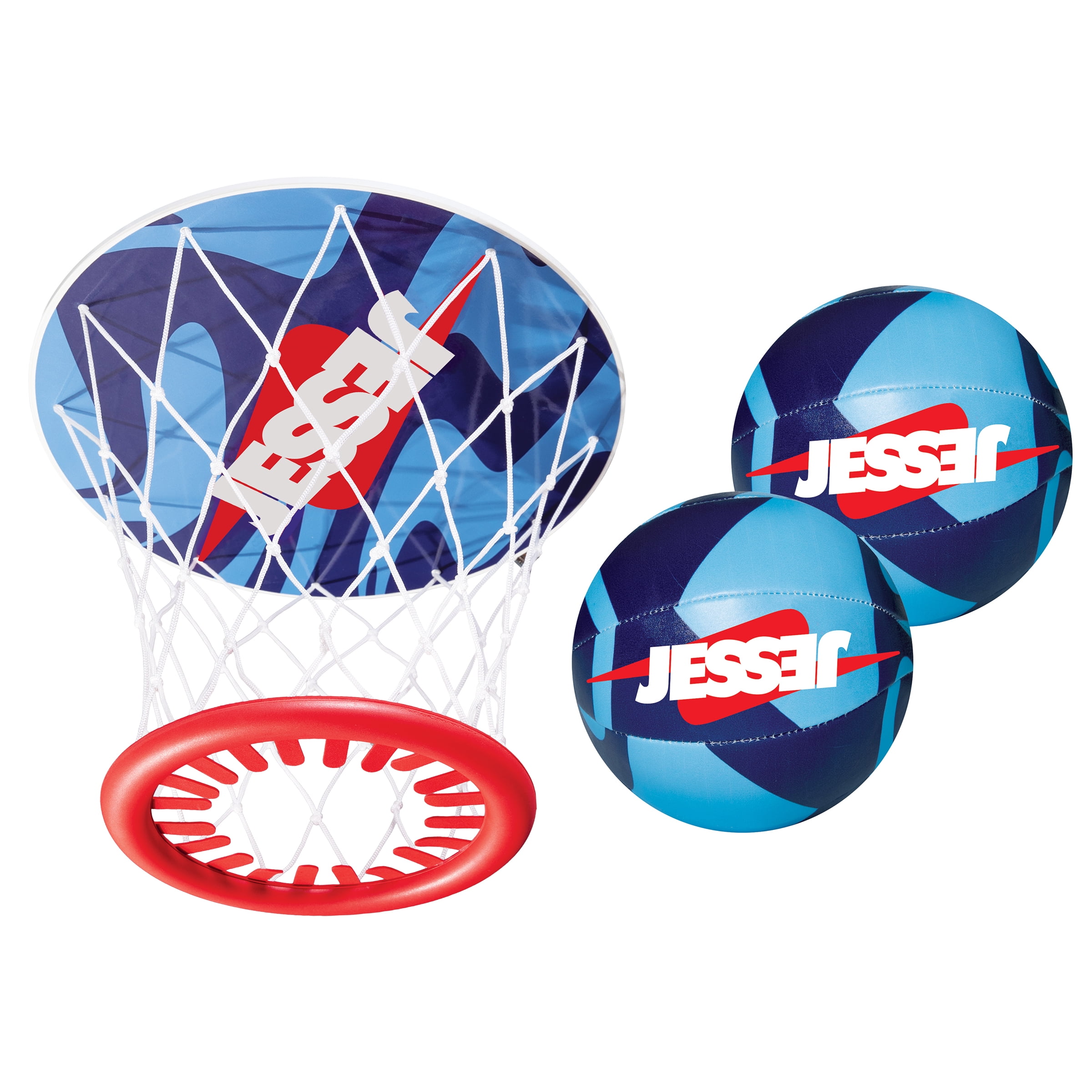 Jesser Ceiling Hoop, Shoot Hoops from your Couch or Bed, Includes 2 5" Exclusive Basketballs