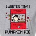 thumbnail image 3 of Peanuts - Sweeter Than Pumpkin Pie- Juniors Cropped Cotton Blend T-Shirt, 3 of 6