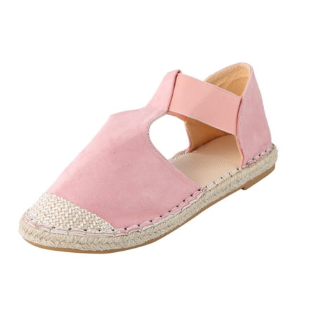 

gvdentm Sneakers For Women Running Shoes Linen Bottom Flat Shoes Work Shoes Shoes Ladies Backless Sneakers for Women