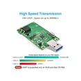 thumbnail image 4 of mSATA Adapter, mSATA to USB 3.0 Adapter, USB mSATA SSD Reader, 50mm Mini SATA Converter as Portable Flash Drive External Hard Drive (No Cable Needed), 4 of 6
