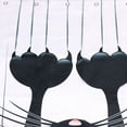 thumbnail image 3 of Jinsinto Funny Cat Pattern DIY Shower Curtain with Hooks (Black Cat）, 3 of 5