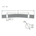 thumbnail image 2 of Headstock String Retainer Tension Bar for Electric Guitar Replacement 52mm Black, 2 of 7