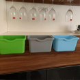thumbnail image 2 of Plastic Hanging Trash Can Waste Bin for Kitchen Cabinet Door Organizing, 2 of 3