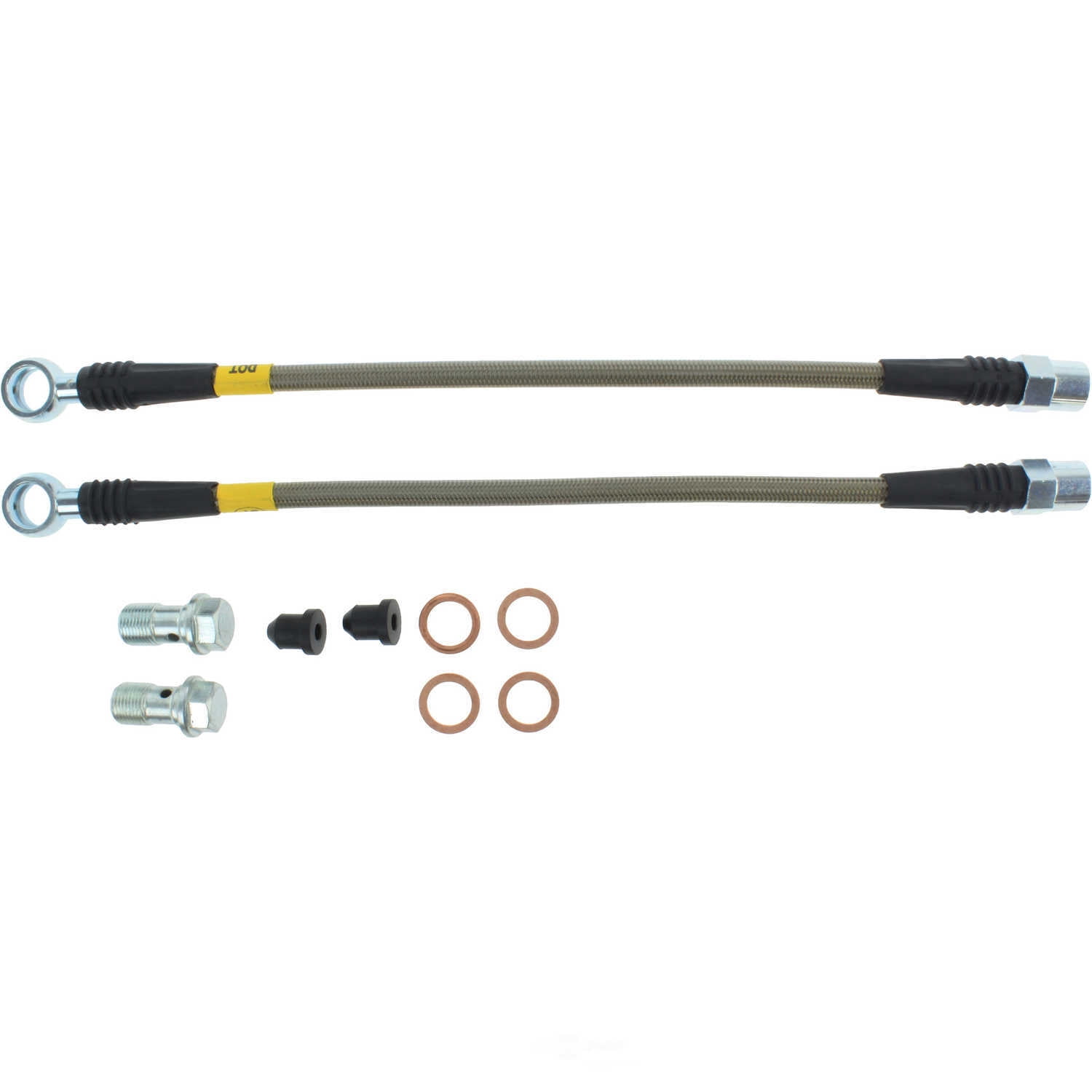 StopTech 950.33502 Stainless Steel Braided Brake Hose Kit Fits A4 A4 Quattro S4