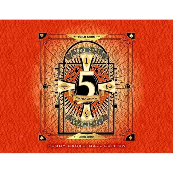2023/24 Wild Card Five Card Draw Basketball Hobby Box - ( Trading Cards)