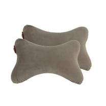 2 Packs Bookishbunny Premium Memory Foam Car Seat Head Rest Support Pillow Neck Pain Relief Bone Travel
