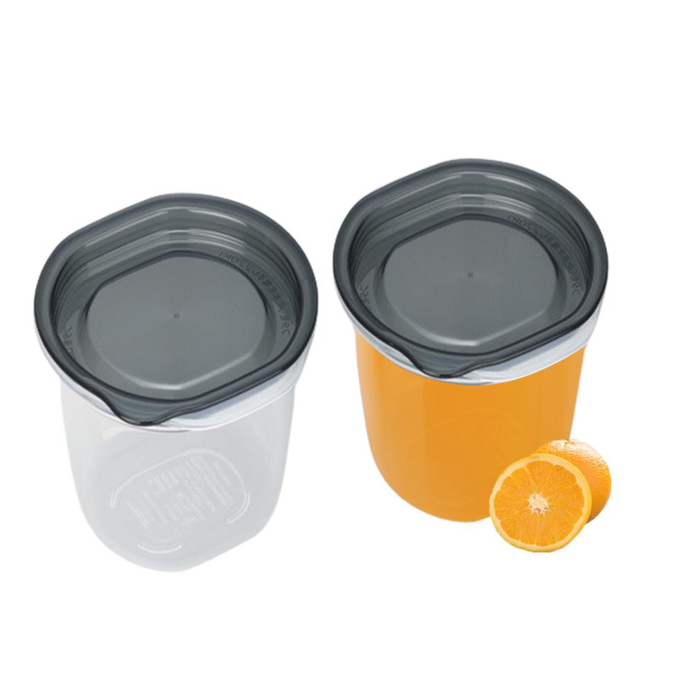 Famure Dressing Containers with Lids Set of 2 Reusable Airtight Dipping