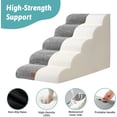 thumbnail image 3 of Dog Stairs for Small Dogs .” H Pet Step with Leakproof Cover High Density Foam Cat Ramp for Couch Sofa or Chair Lightweight Durable Comfort .x.x Step, 3 of 8