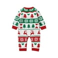 thumbnail image 6 of Ydojg Baby Toddler Bodysuits Boys Girls Christmas Knit Romper Sweater Santa Long Sleeve Bodysuit Warm Winter Clothes, 6 of 7