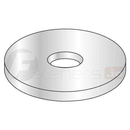 

#12 Flat Washers / Type B Wide Series / Steel / Zinc / Outer Diameter: .868 - .890 / Thickness Range : .056 - .071 (Quantity: 2 500 pcs)