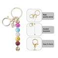 thumbnail image 5 of Jiibva 24Pcs Beadable Keychains Bars, Metal Beaded Keychain Blanks Bulk Making Supplies Kit with Lobster Hook for Pendant DIY Art Crafts, 5 of 7