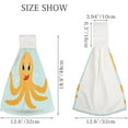 thumbnail image 3 of Hanging Towels 1 Pcs, Dish Towels Lovely Octopus Absorbent Hand Towels with Hanging Loop Washcloth for Bathroom Kitchen, 3 of 6