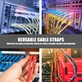 thumbnail image 4 of ELAYARD Cord Organizer with Reusable Hook and Loop Cable Straps for Tidy Cable Management, 4 of 7
