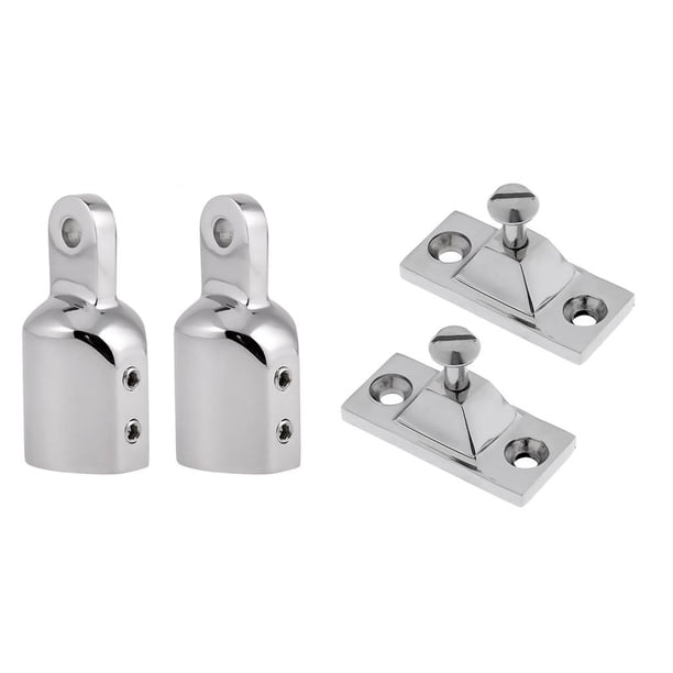 Paquete De 16 Accesorios De Extremo De Ojo De Tapa Para Bimini De Alta Resistencia Para Marinos Acero Inoxidable 316 Resistente A La Soledad Tapa De Extremo De Ojo Bimini Top Fitting