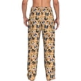 thumbnail image 3 of Balery Cute Dogs Head print Men's Pajama Pants,Ultra Lightweight Pjs,Lounge Pant-XX-Large, 3 of 9