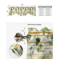 thumbnail image 5 of Tropical Plant Palm Trees In Summer Kitchen Curtains Balcony Adjustable Roman Blinds Small Short Curtain for Living Room, 5 of 6