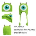 thumbnail image 2 of Monsters Inc Mike Wazowski Big Face With Fleece Horns Laplander, 2 of 6