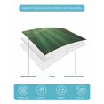 thumbnail image 4 of Quilts Queen Size Bedding Set, Dark Green Ocean Waves Reversible Summer Quilt 3 Pieces, Summer Beach Coastal Abstract Lightweight Bedspreads Coverlets with 2 Pillow Shams for All Seasons, 4 of 5