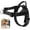 Black, variant on No Pull Dog Harness with Front Clip and Control Handle | Adjustable No Pull Harness with a Front Clip, Reflective Stitching and Quick-Control Handle for Daily Walks