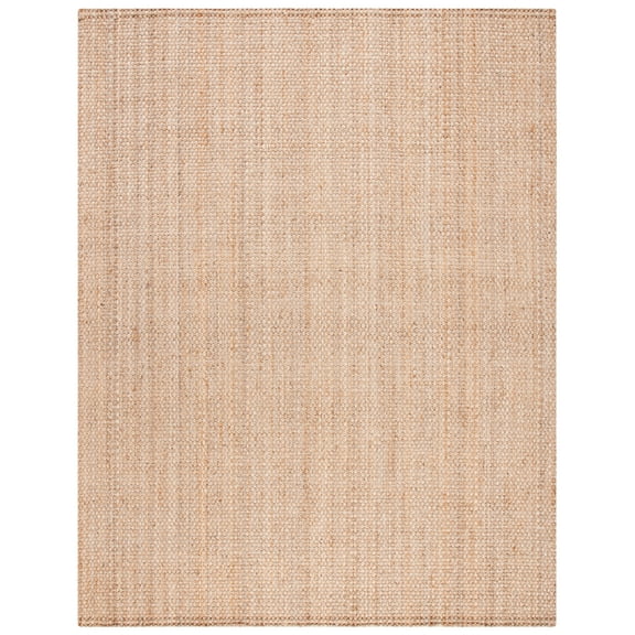 SAFAVIEH Natural Fiber Malcolm Braided Jute Area Rug, Natural, 8' x 10'