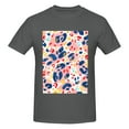 thumbnail image 4 of Bingfone Abstract Leopard Print Men'S Loose Fit Short-Sleeve Pocket T-Shirt, 4 of 7