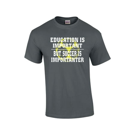 Ac Milan Soccer Shirts - Funny Soccer T-Shirt Education Is Important