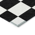 thumbnail image 3 of Addison Rugs Chantille Indoor/Outdoor Transitional Geometric Black Machine Washable Rectangle Rug, 5' x 7'6", 3 of 8