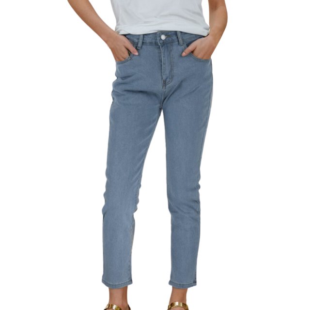 Pantalones Gibobby Talla 12 para Mujer talla grande informales a la moda Aqua S