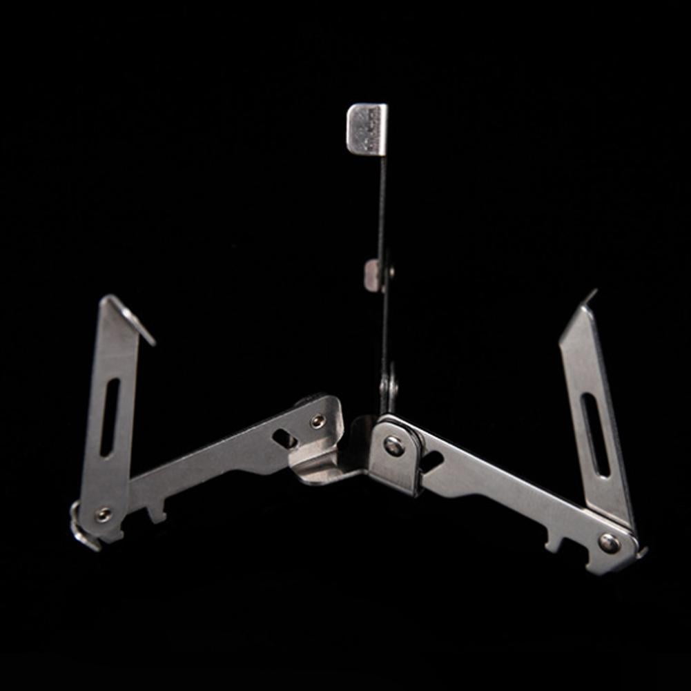 Steel Camping Gas Tank Stove Base Holder Stands Folding U9I9 New N3E9