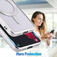 thumbnail image 6 of Magnetic for iPhone X Case for iPhone Xs Case,Electroplated Clear Slim iPhone X/iPhone Xs Case with Camera Protection,Shockproof iPhone X/iPhone Xs Case Compatible with MagSafe, Silver Edge, 6 of 14
