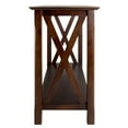 thumbnail image 5 of Pemberly Row X Designed Transitional Solid Wood Console Table in Cappuccino, 5 of 6