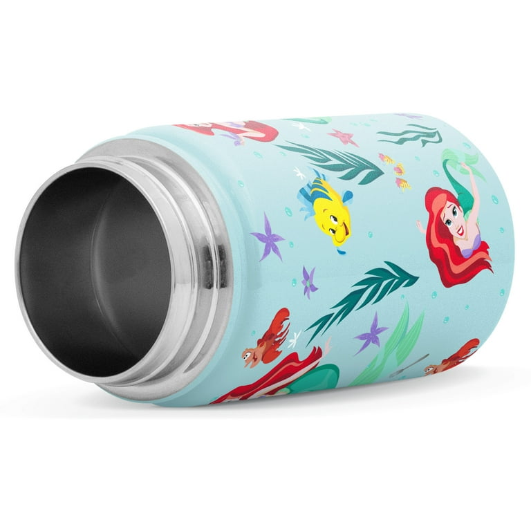 The Little Mermaid Stainless Steel Water Bottle with Built-In Straw – Live  Action Film