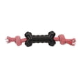 thumbnail image 1 of Juguete para Perros Mammoth Pet Products Negro con Cuerda Extra de Algodón-Poliéster para Masticador, 1 of 5